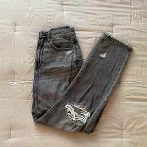 American Eagle Ripped Mom Jeans